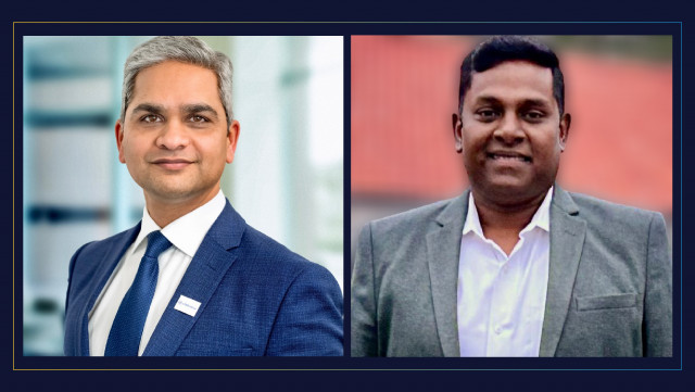 Srini Rao, EVP &amp; Chief Business Officer, LTIMindtree &amp; Balakrishna Govindan – Head of Business Applications, FLS Mining. (Photo: Business Wire)